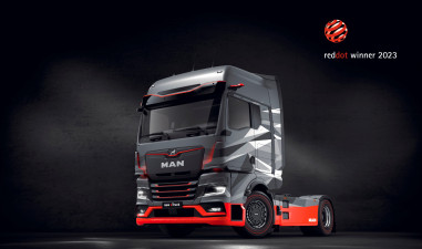 MAN battery electric truck wins Red Dot award in product design