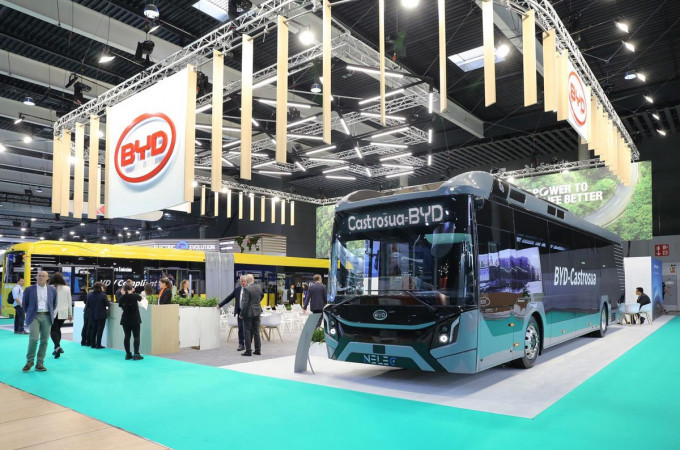 BYD and Castrosua debut electric bus