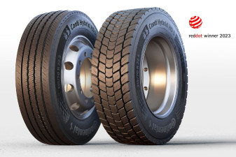 Continental displays Gen 5 tyre range at UK Road Transport Expo