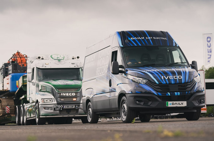 Iveco eDaily sets Guinness World Record