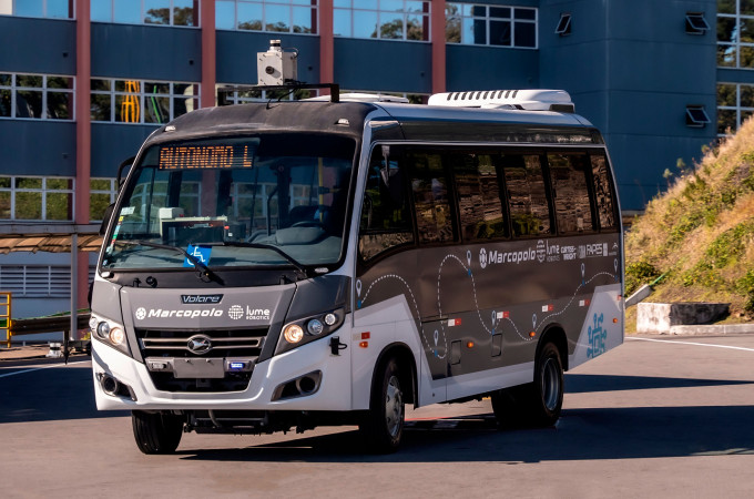 Marcopolo unveils autonomous minibus project