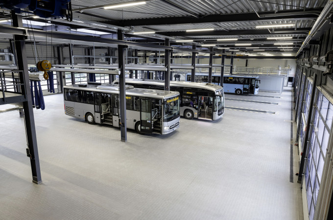 Mercedes-Benz opens new bus service centre in Berlin