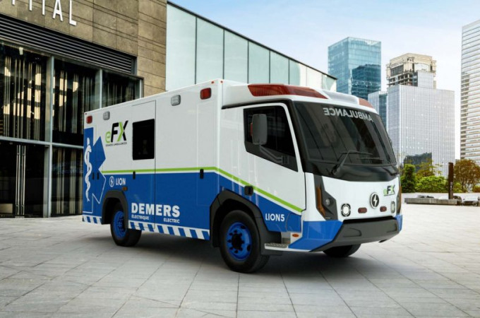 Demers and Lion Electric launch battery-electric ambulance
