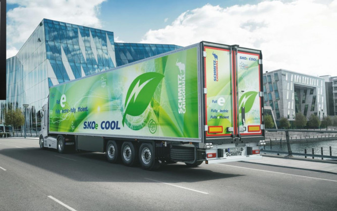 Schmitz secures type approval for fully-electric reefer with regen axle