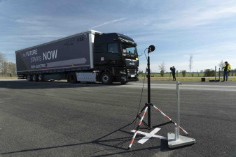 MAN takes part in test to show electric trucks are quieter than diesel