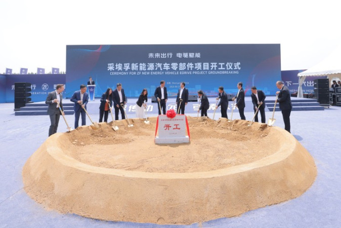 ZF breaks ground on electric axle drive plant in Shenyang, China