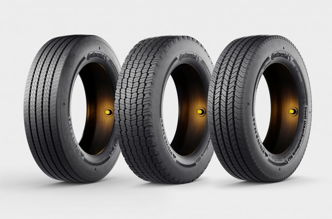 Continental fits new generation of e-bus tyre range with sensors