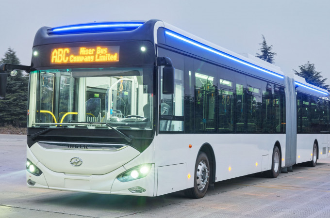 Higer TEVX introduces articulated 18m e-bus to Brazil