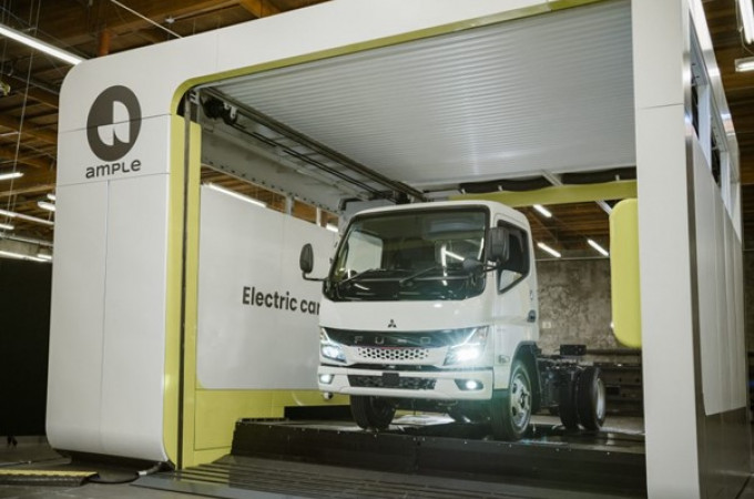 Fuso and Ample to launch battery swapping trials in Japan