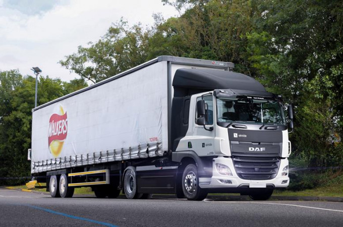 First Einride trucks enter the UK market with Walkers Crisps