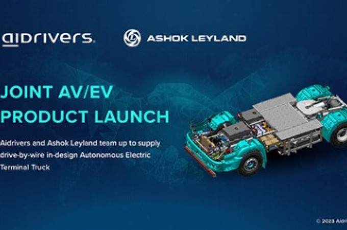 Ashok Leyland and Aidrivers plan to bring autonomous electric terminal truck platform to market in 2024