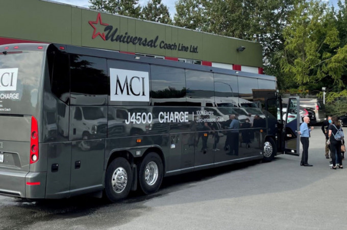 MCI receives first Canadian order for battery-electric coach