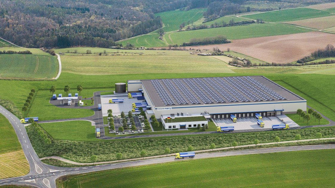 Paccar breaks ground on a new distribution centre in Germany