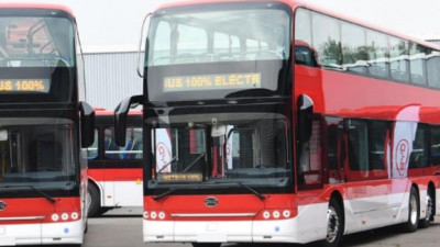 BYD delivers the first double-decker electric buses to Chile