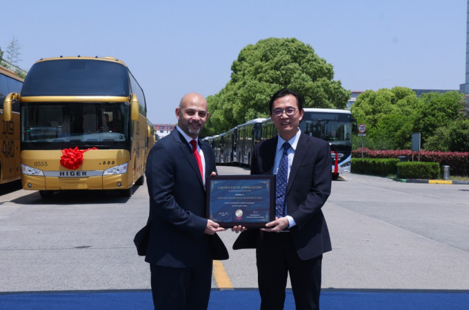 Higer completes delivery of largest ever bus and coach order to Saudi Arabia