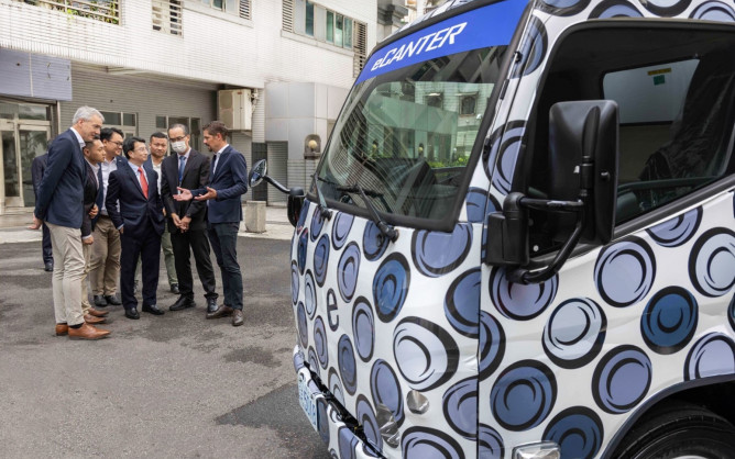 First Fuso eCanter order in Taiwan ahead of 2024 official launch