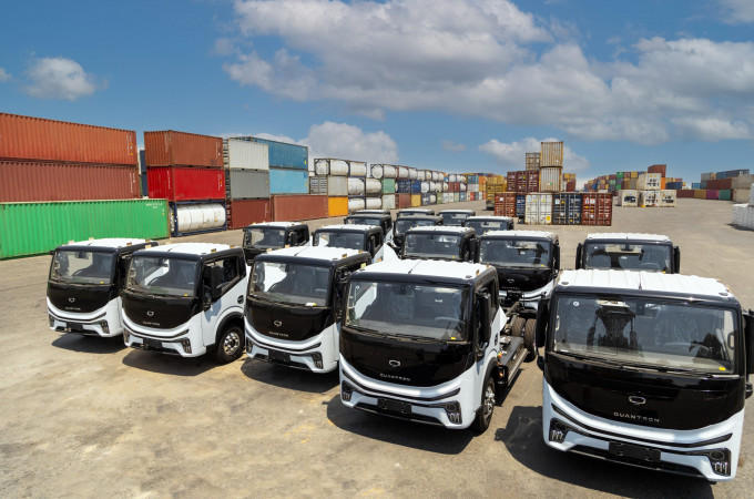 Quantron delivers 50 electric trucks to Saudi Arabia