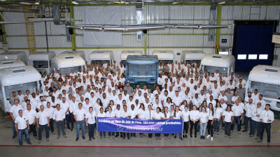 Truck cab production at Mercedes-Benz do Brasil’s Juiz de Fora facility reaches 250,000 milestone