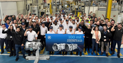 ZF celebrates production of its 100,000th 6-speed manual transmission in Brazil
