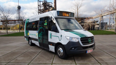 Tremonia Mobility presents Sprinter-based electric minibus at Busworld 2023