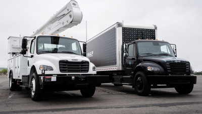DTNA to electrify eM2 freightliner with Hexagon batteries