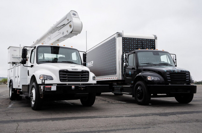 DTNA to electrify eM2 Freightliner with Hexagon batteries