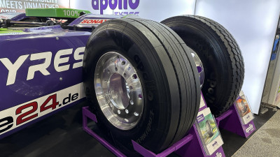 Apollo launches new generation truck tyre at Solutrans