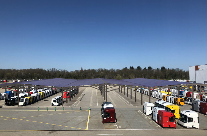 Renault Trucks to install solar canopies covering over 17 hectares at Bourg-en-Bresse