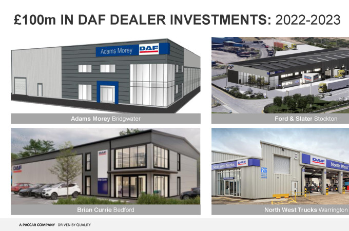 DAF UK invests heavily into its dealer network in 2023