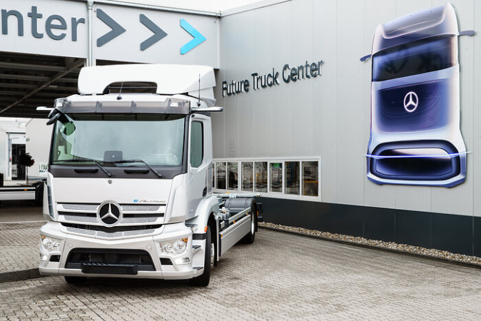 First Mercedes-Benz eActros electric truck rolls off production line