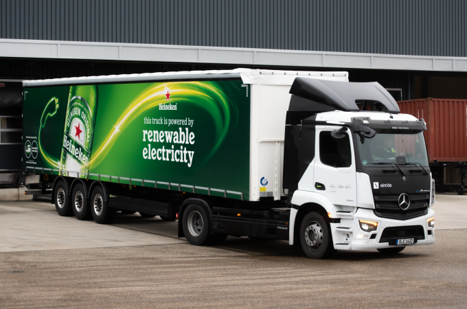 Einride and Heineken deploy five e-trucks across the Netherlands and Germany