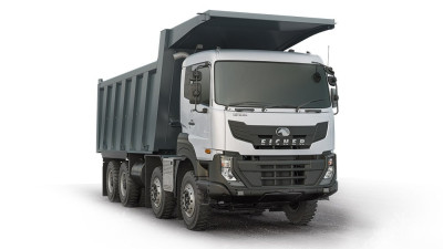 Eicher offers Pro 8035XM tipper truck with E-Smart Shift AMT transmission