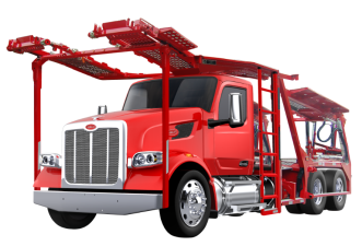 Peterbilt introduces Model 567 and 589 with car transporter bodies