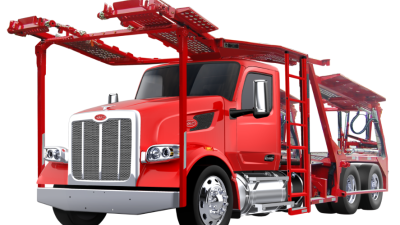 Peterbilt introduces Model 567 and 589 with car transporter bodies