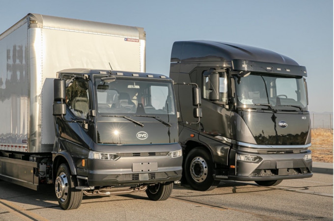 BYD unveils third generation electric trucks
