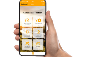 Continental updates its tyre tech app
