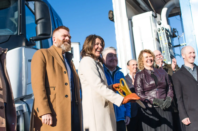 Hyla-branded fuel station opens in Alberta as part of initiative to put 5,000 hydrogen vehicles on the road