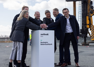 Northvolt begins construction of battery cell gigafactory in northern Germany