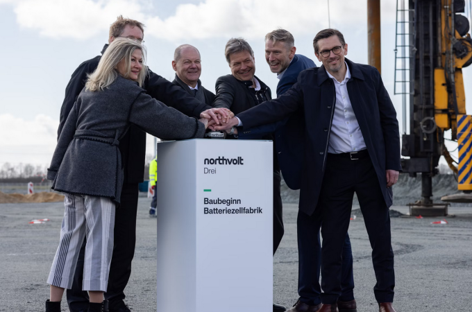 Northvolt begins construction of battery cell gigafactory in northern Germany