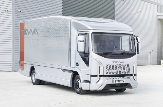 Tevva unveils 7.5-tonne electric truck at Freight in the City