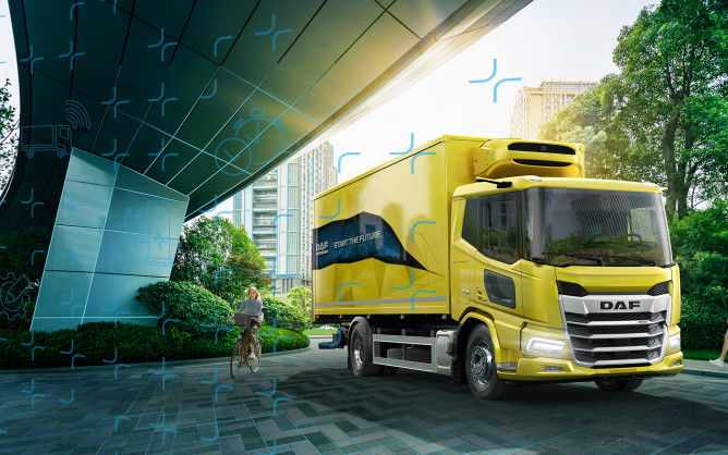 DAF equips new truck range with fleet management software (Paccar Connect)