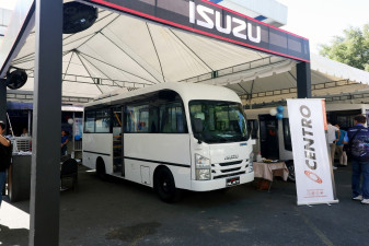Isuzu displays the PUV Class 2 at Manila Show