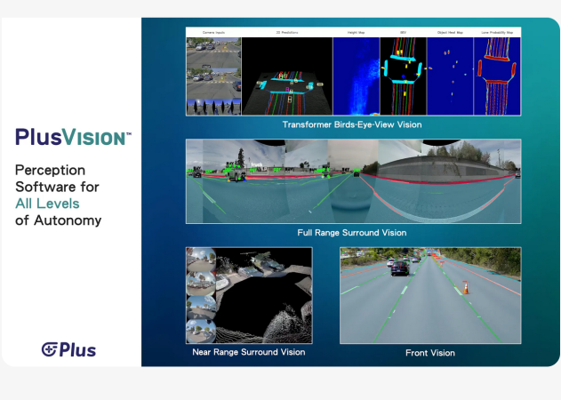 Plus launches AI perception software for OEM and Tier-1 ADAS and self-driving technologies