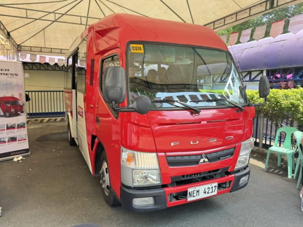 Fuso displays Canter Modern PUV Class 2 at Manila LTO Motor Show