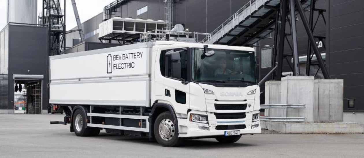 Scania to supply five batteryelectric trucks to Falkenklev’s solar