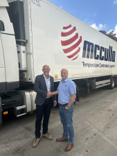 HVS hydrogen fuel cell tractor unit truck trial heading to Ireland in 2025