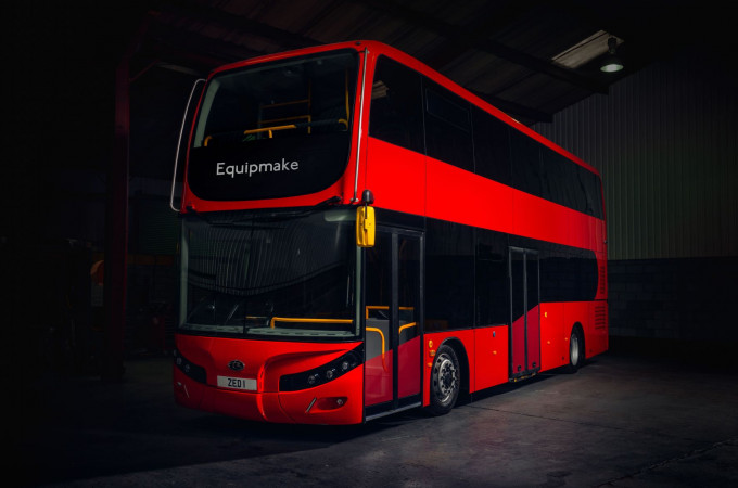 Equipmake and Beulas launch new battery-electric double decker bus