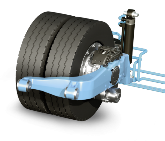 Hübner pursuing application opportunities for non-compressed air (airless) suspension system for electric commercial vehicles