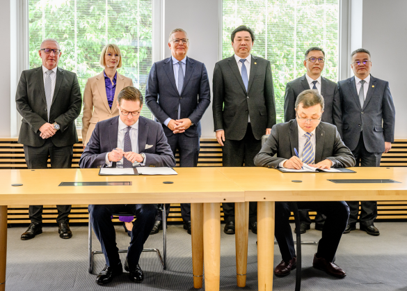 Voith signs cooperation agreement with Weifu Group on hydrogen storage systems for Europe and China