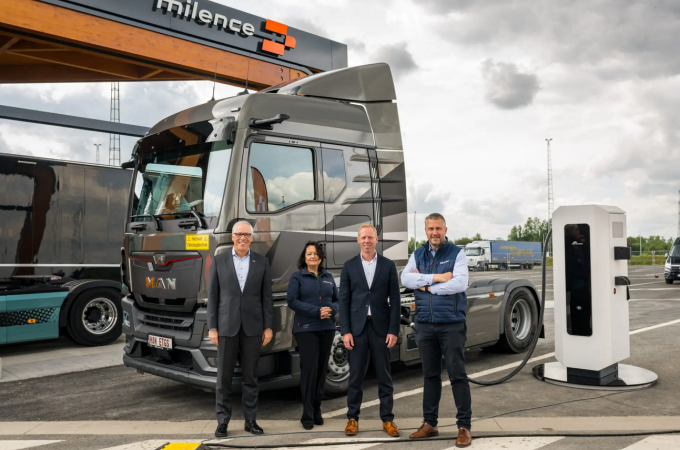 Milence opens truck charging park at Port of Antwerp